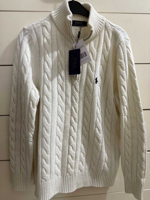 Polo половер – бял, размер L