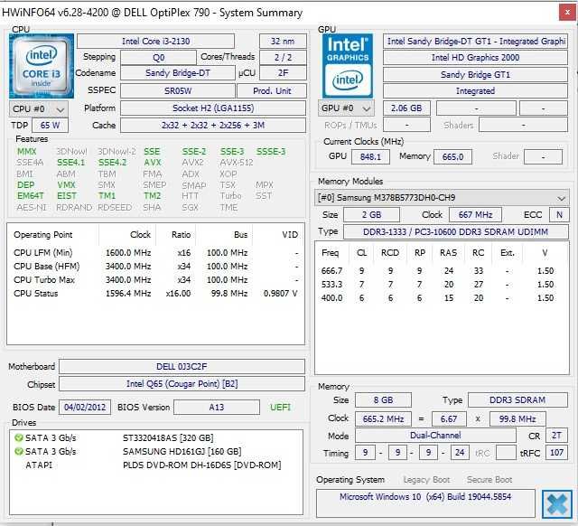 Calculator Unitate PC,Dell Optiplex I3 2120,Ram 8G,Windows 10 Office