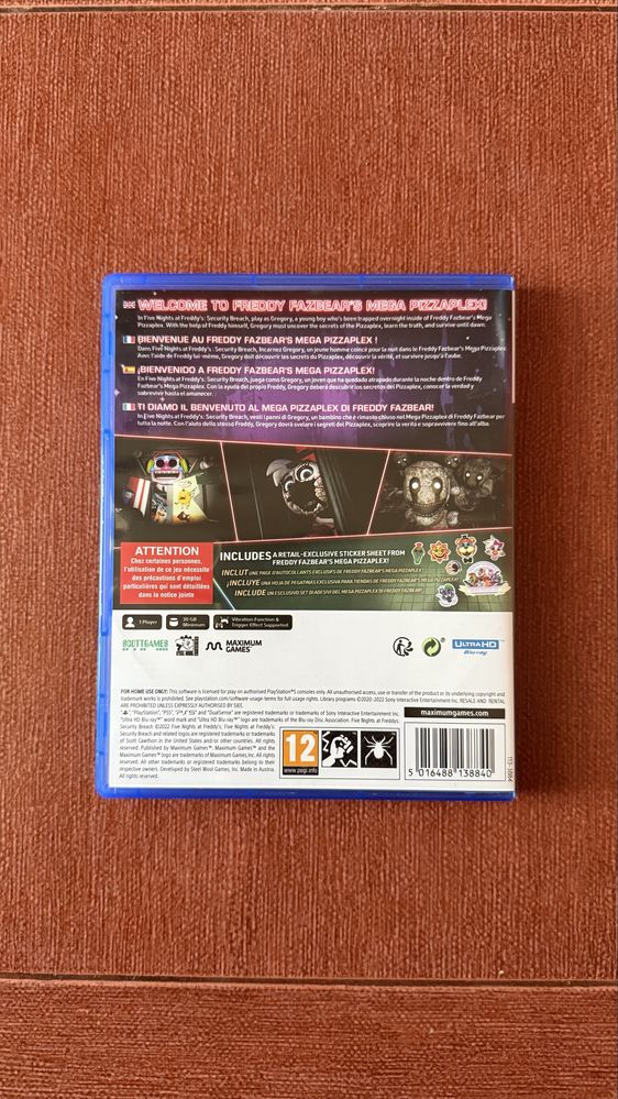 Five Nights at Freddy's: Security Breach PlayStation 5