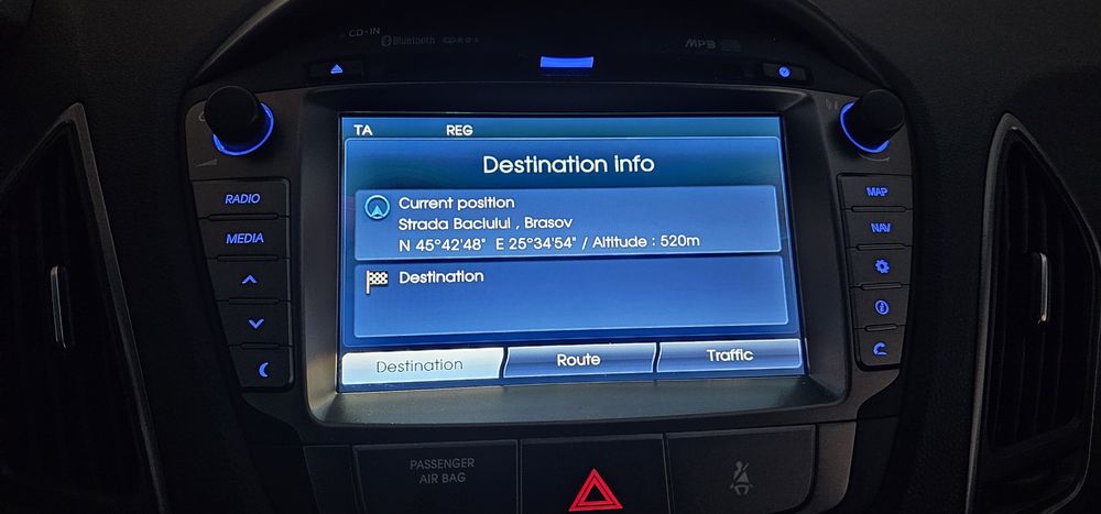 Navigatie+ camera spate originala Hyundai IX 35