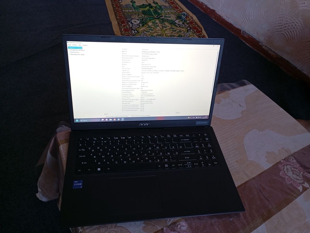 Acer core i5 8gb 1tb holati juda yaxshi