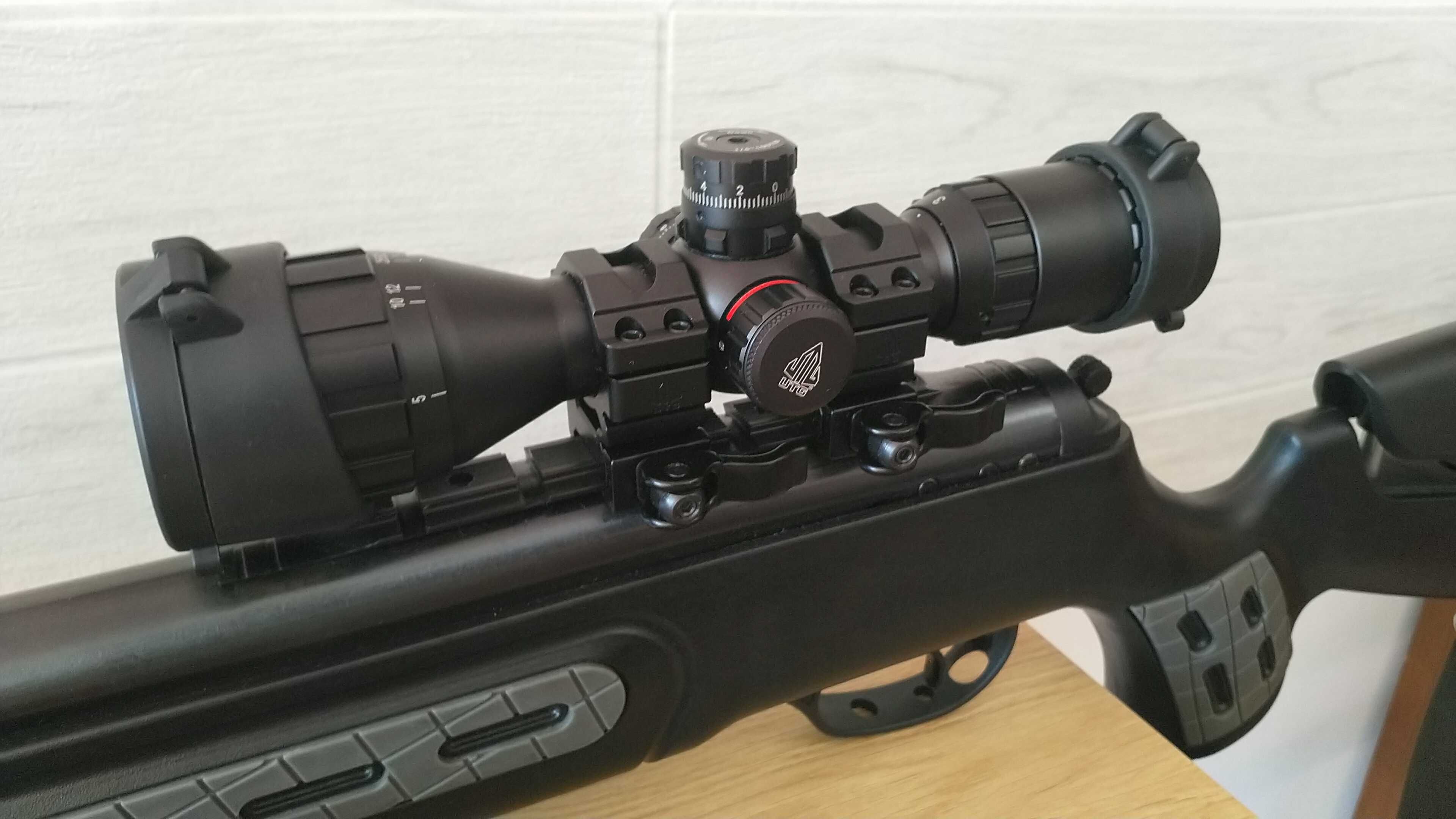 Въздушна пушка Hatsan 125 Sniper с оптика UTG 3-9x32 и калъф