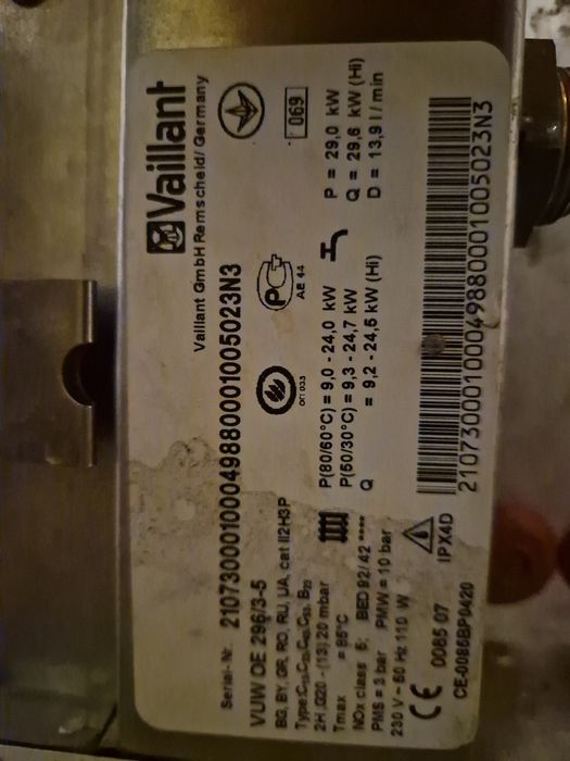 Centrala Vaillant condensare 24 kW