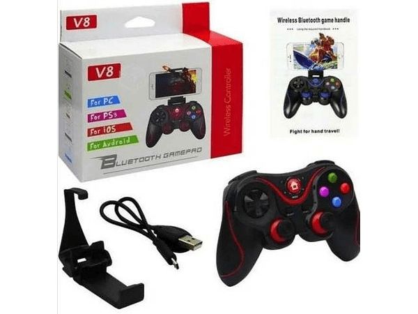 Controller Joystick V8 Bluetooth pentru telefon tablete iOS, Android