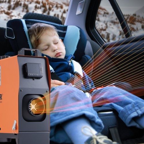 Încălzitor de aer diesel VEVOR All-in-one 12V 8KW Telecomandă LCD