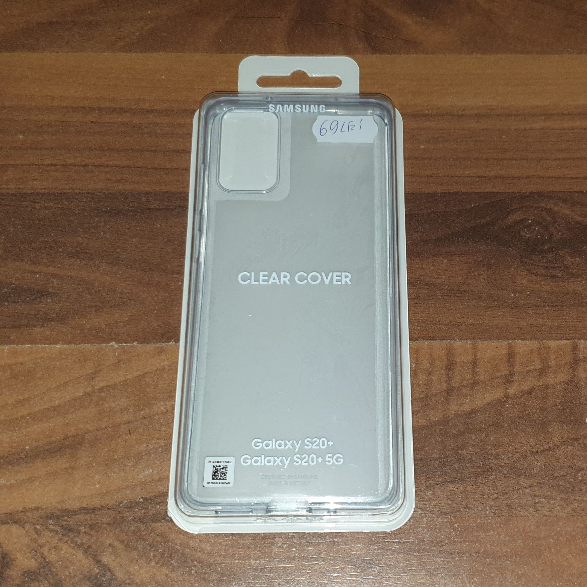 Husa silicon originala Samsung Clear Cover S20+ G985 S20 Plus 5G G986