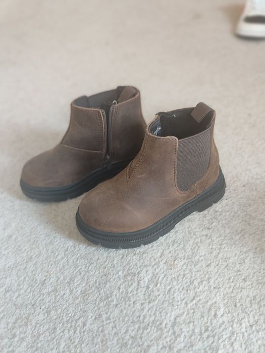 Боти кафяви + пантофи 22 номер
