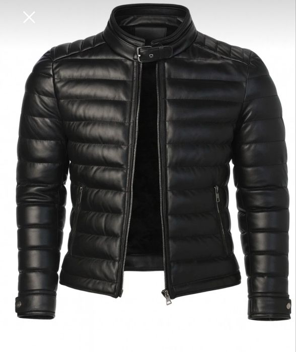 Мъжко кожено зимно яке