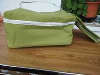 Set  2 genti cosmetice calatorie - materal eco