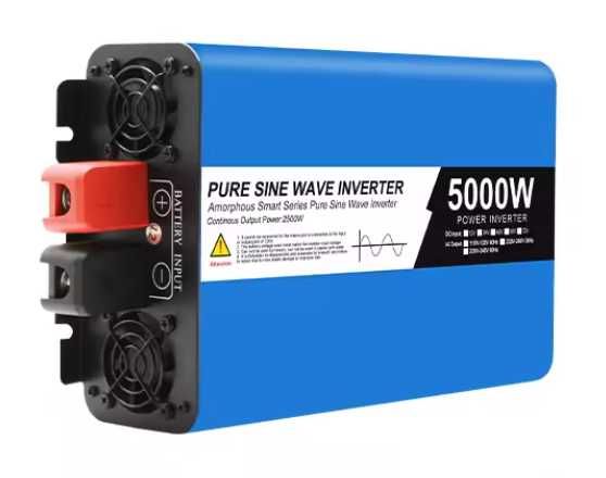 Инвертор чиста синусоида с LCD екран DC 12/24v към AC220v 50Hz 5000W