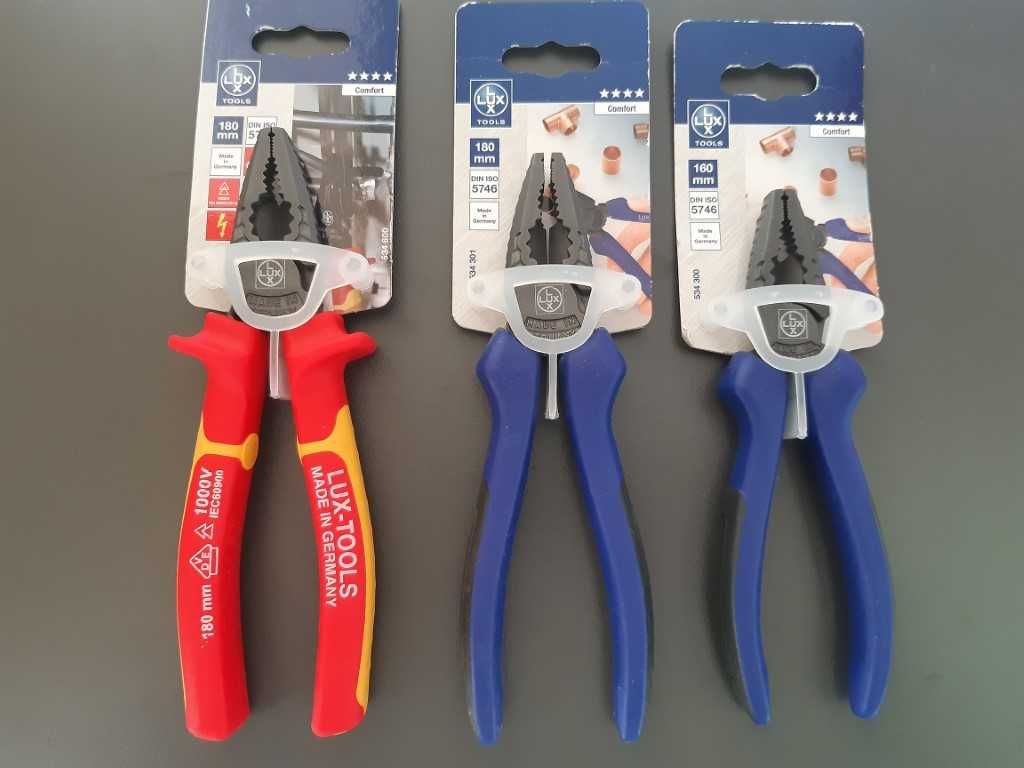 LUX tools Solingen VDE 1000V- Germany - комбинирани клещи Knipex-Krone