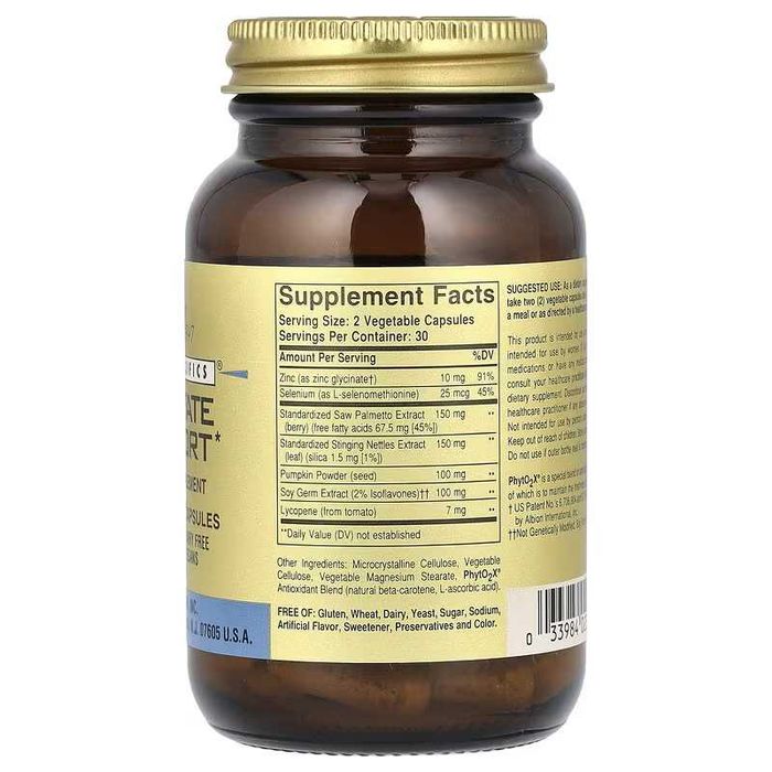 Solgar Prostate Support поддержка здоровья простаты