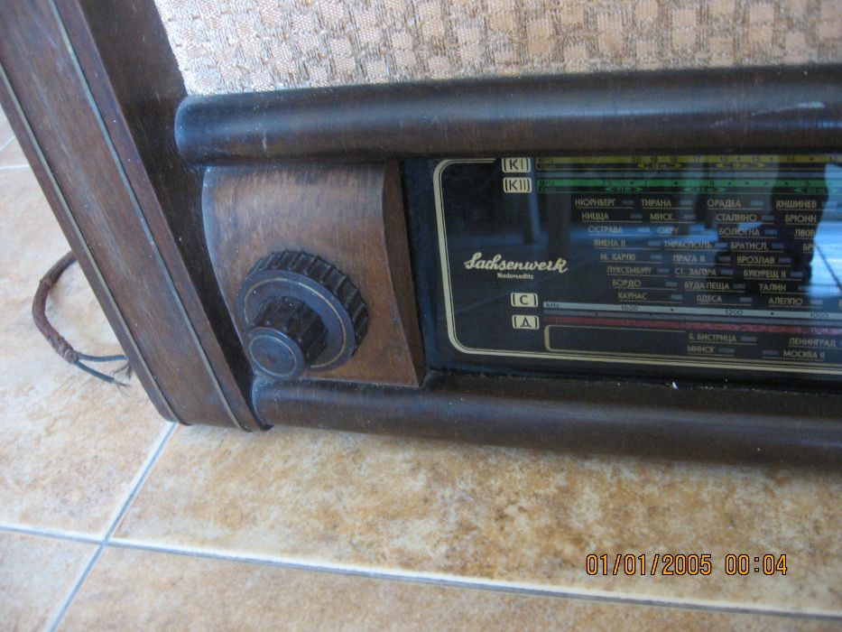 Ретро лампово радио модел Olympia 542 WM , 1954/55 г