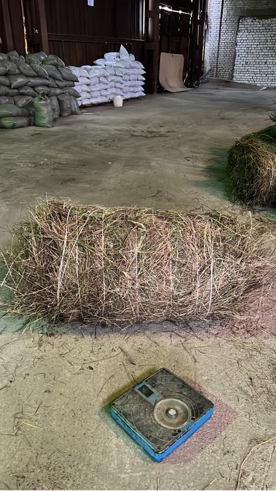 Сено в мешках и в мини рулонах