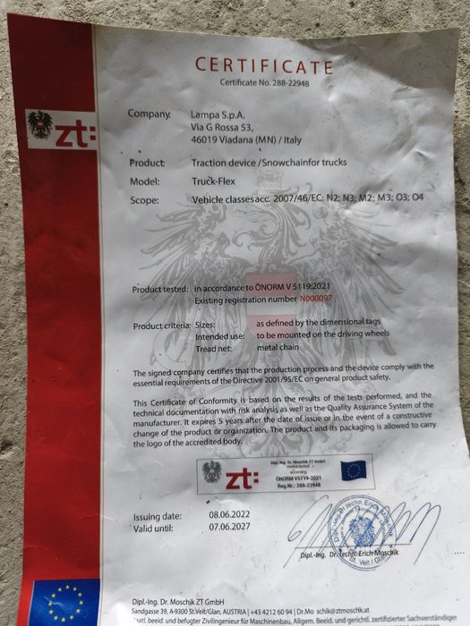 Set Lanțuri camione