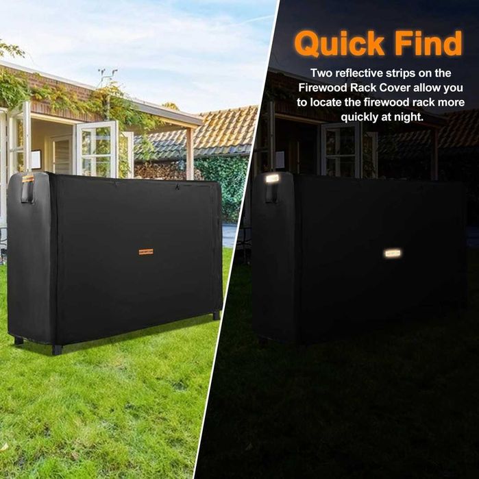 Husă de exterior pentru lemn de foc(raft pentru bușteni nu este inclus