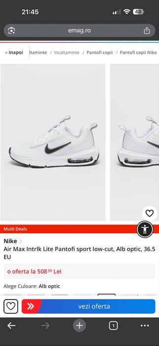 Adidasi Copii Nike Air Max nr 27