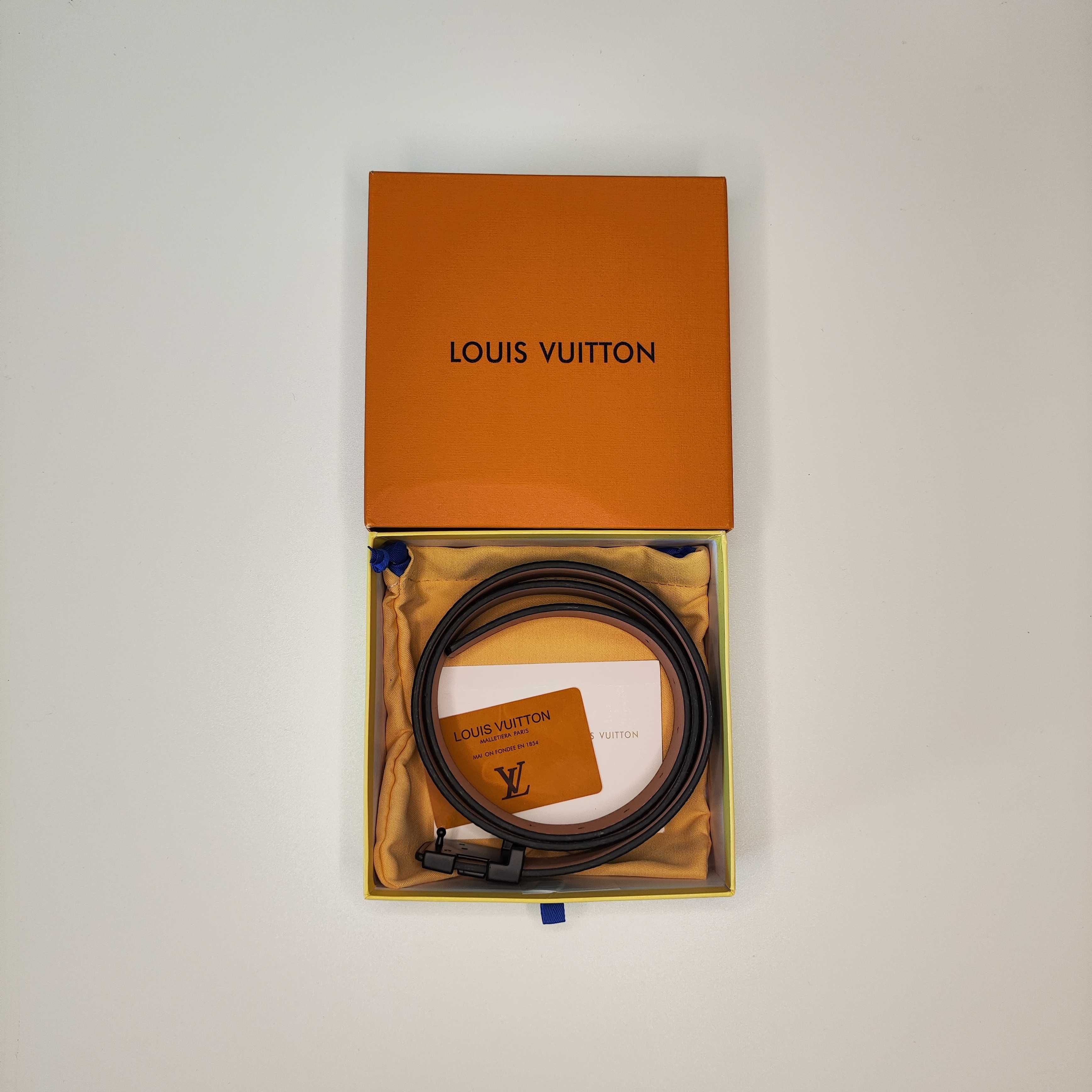 Колан Louis Vuitton мъжки LV черен