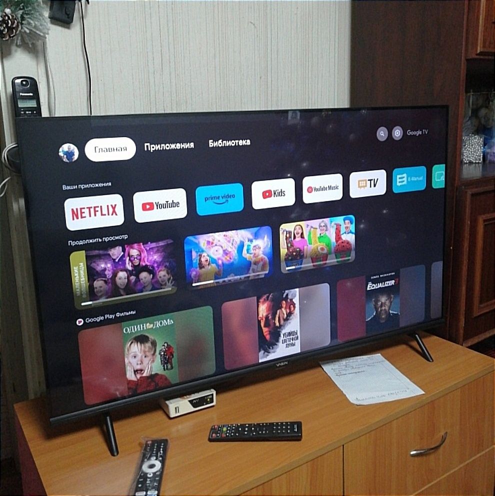 Телевизор Yasin g11 Smart с интернетом Wifi Новый в упаковке