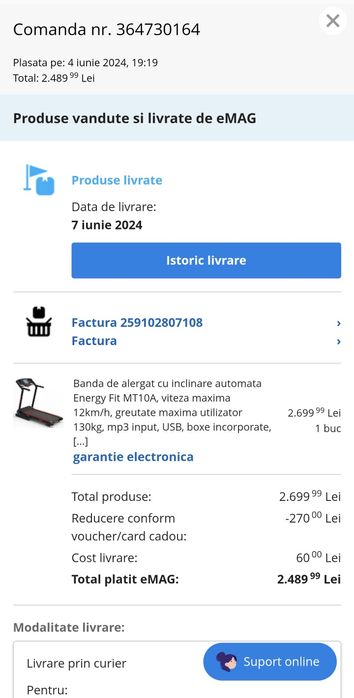 Banda alergare Energy Fit