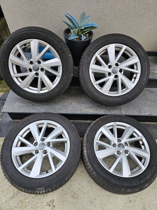 Jante originale Audi + Cauciucuri iarna 215 55 17