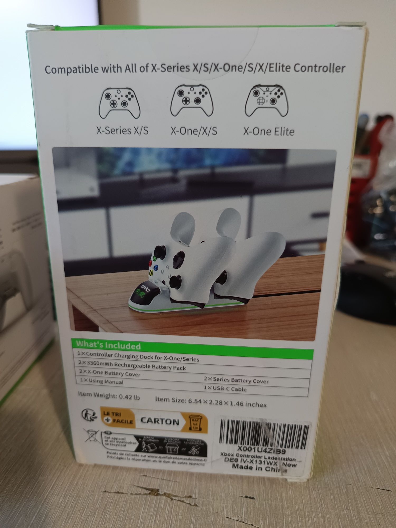 Controller XBOX Series X/S/Xbox One/Windows 10/11 + stand incarcare