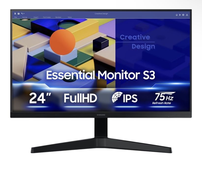 Монитор 24" Samsung LS24C310EAIXCI черный