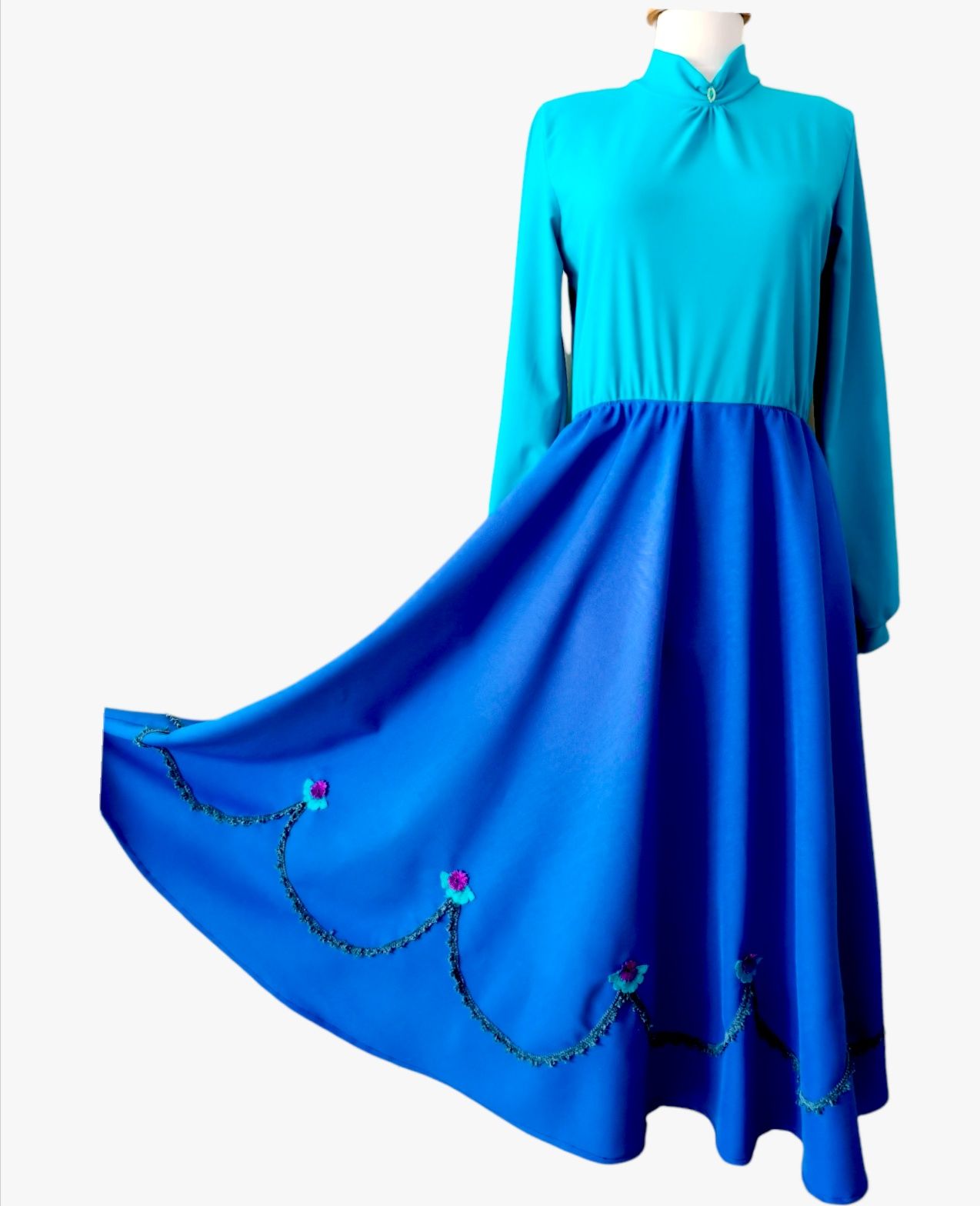 Anna Elsa Frozen rochie costum animatori fantezie  made în România