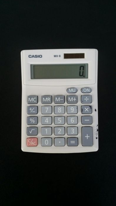 Calculator - solar - casio - mx-8 - vintage