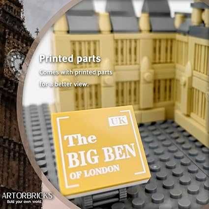 Конструктор лего для интерьера для взрослых, Биг-Бен