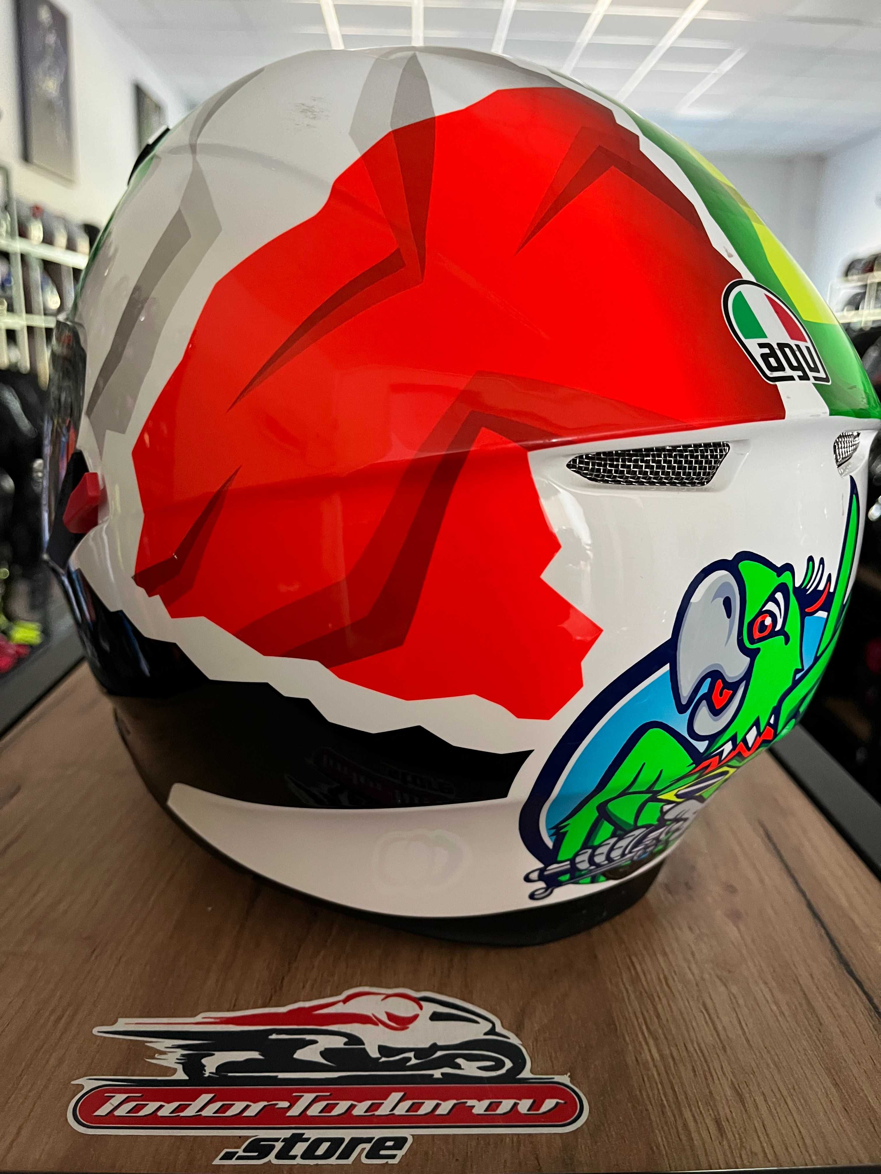 Мото каска AGV K3 SV BRASIL,М 57-58 ,вградени очила,добро състояние