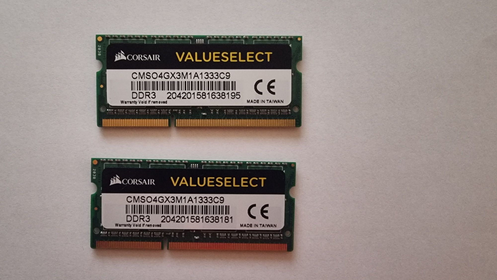 Memorie Ram laptop Corsair VS 4GB DDR3 1333 MHz