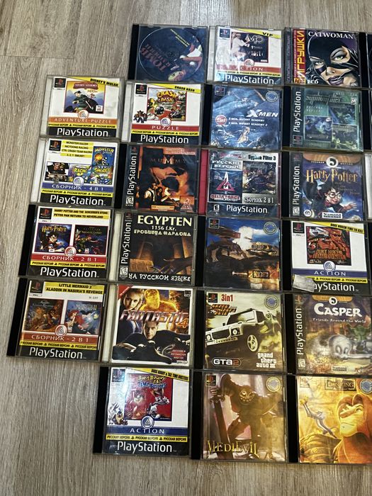 Диски и игры на Sony Playstation 1