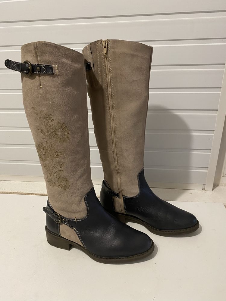 Cizme de dama din piele marimea 37