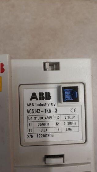 Честотен регулатор (инвертор) ABB 0,75КW/400V