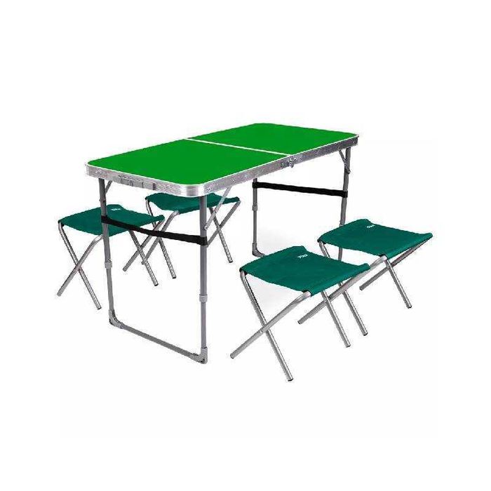 Складные стол+4 стула и сладной мангал (сладывается в чемоданчик).