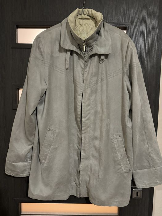 Страхотно манто като велур- като ново  с подаръци