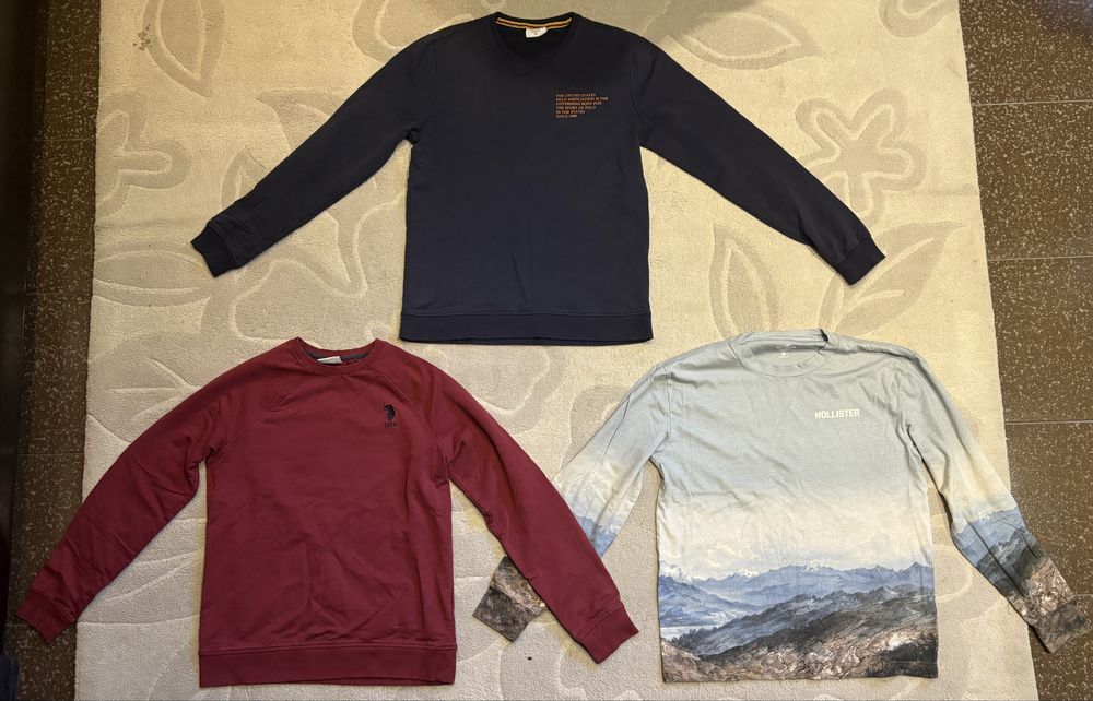 Блузи с дълъг ръкв: U.S POLO и Hollister