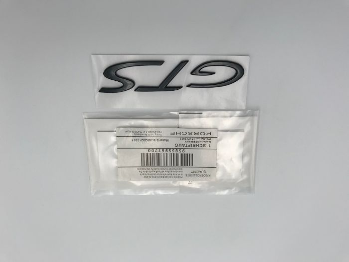 Emblema Porsche GTS negru