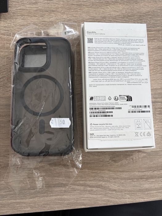 Iphone 16 Pro BLACK TITANIUM 256 gb  YETTEL