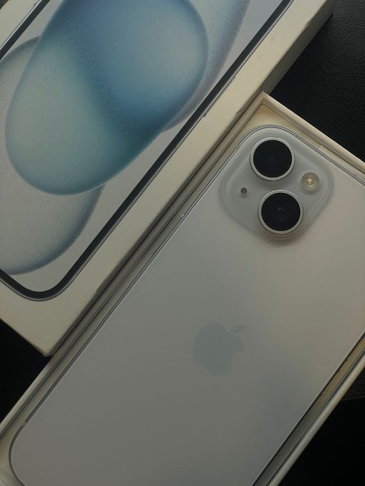 Iphone 15, 128гб, 86% акб; Kaspi 0-0-12