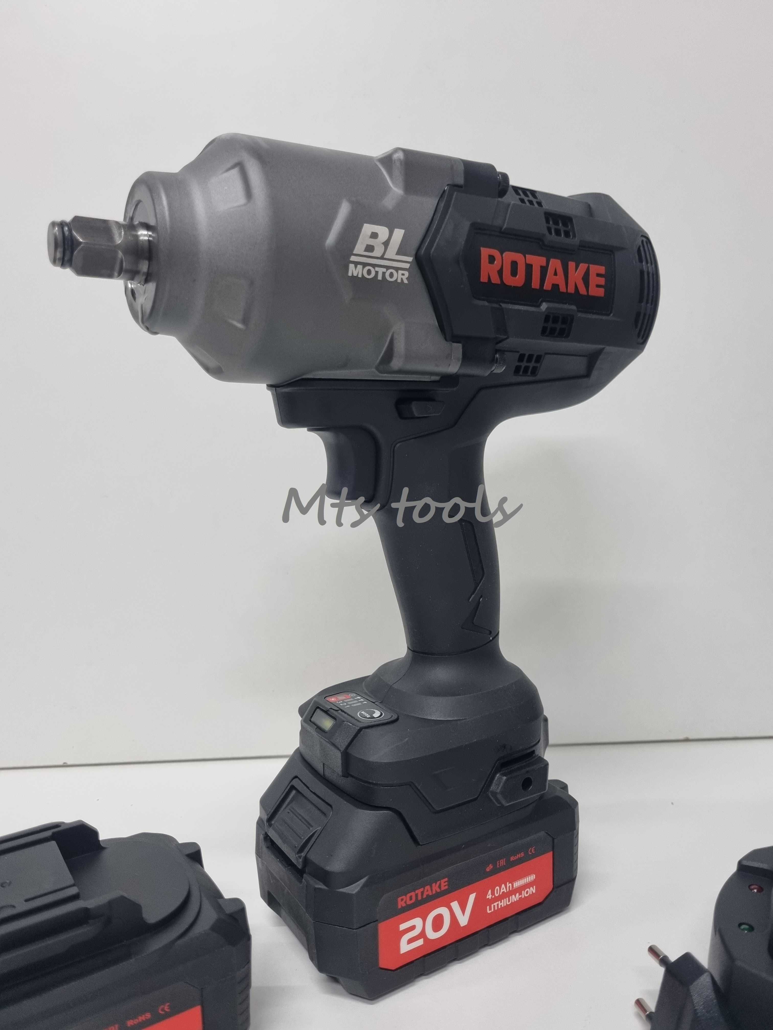 Pistol impact 1/2 rotake 20V 4.0 Ah 2 acumulatori 1080Nm