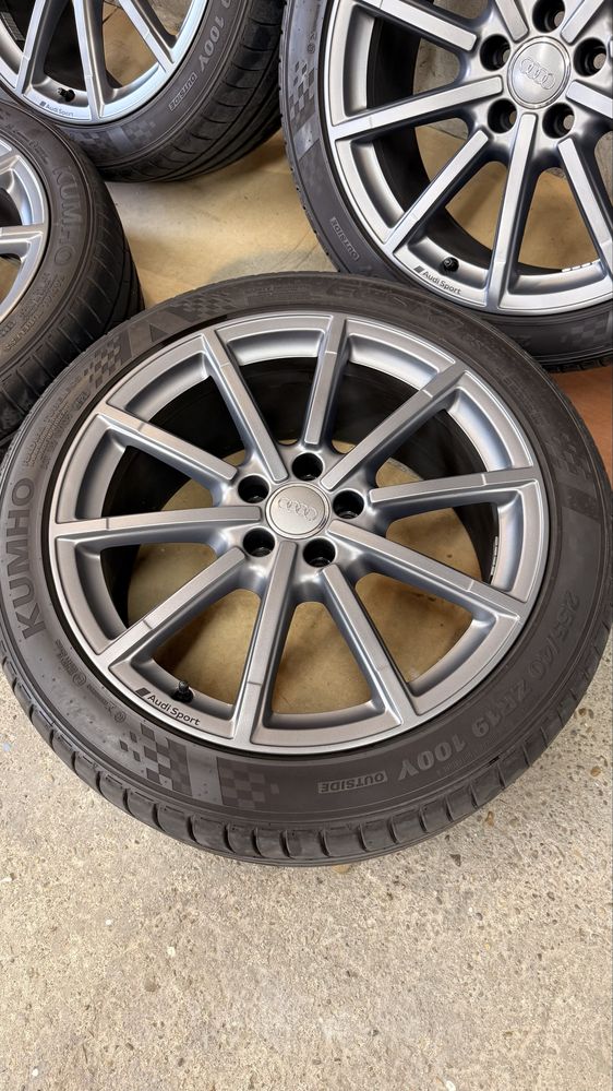 Оригинални 5х112 19” Audi A6 C7 Allroad С летни гуми