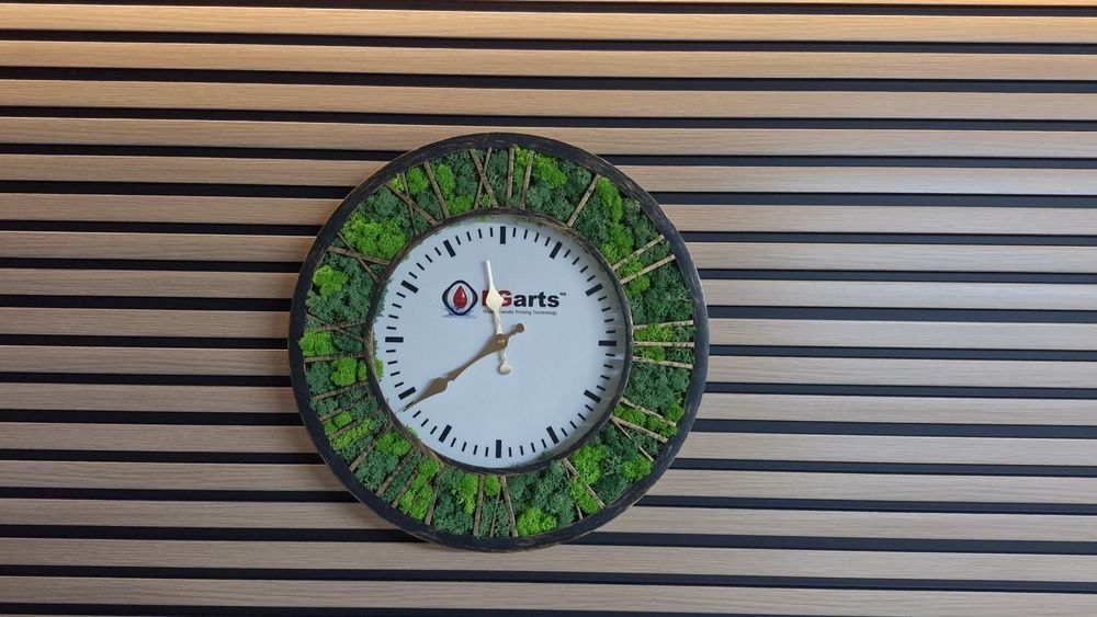 Промо!!! Часовник със скандинавски мъх