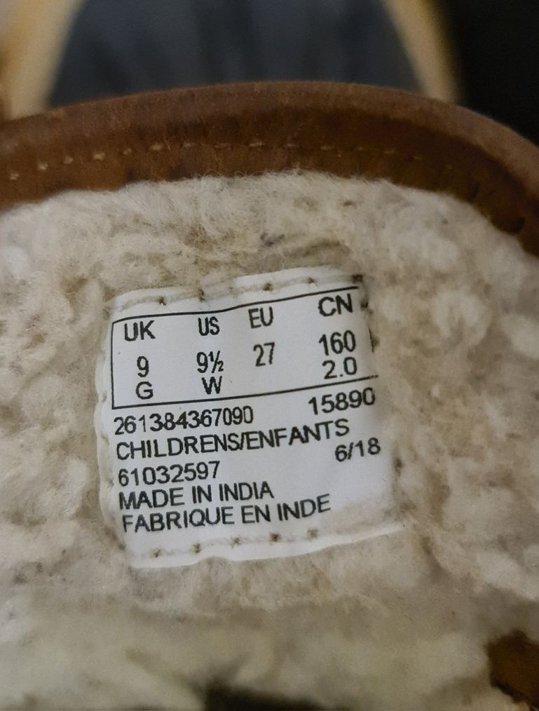 Зимние ботинки Clarks