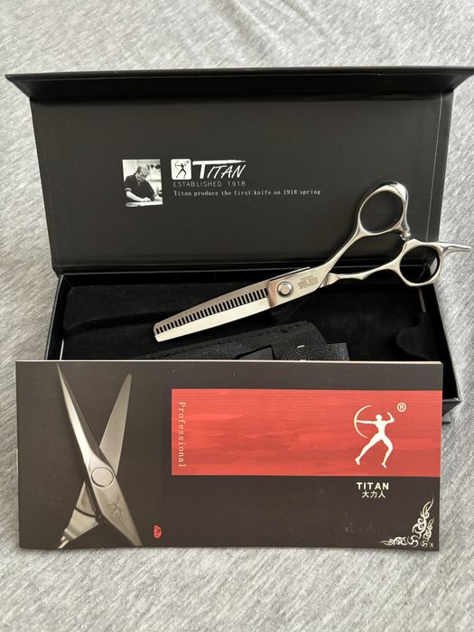 Професионална Японска Фризьорска Филираща Ножица Титан