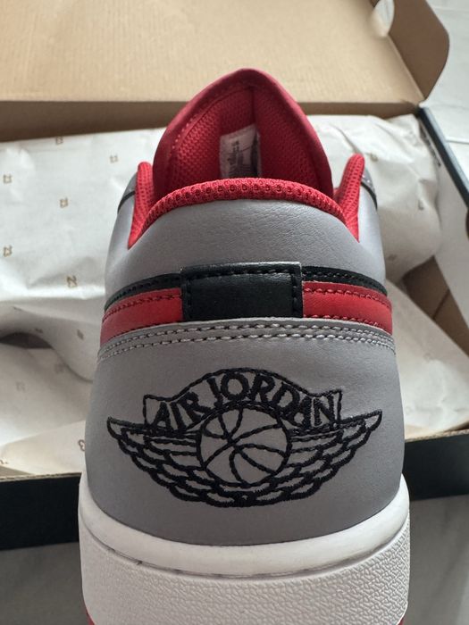 Air Jordan 1 Low Black-Red Cement