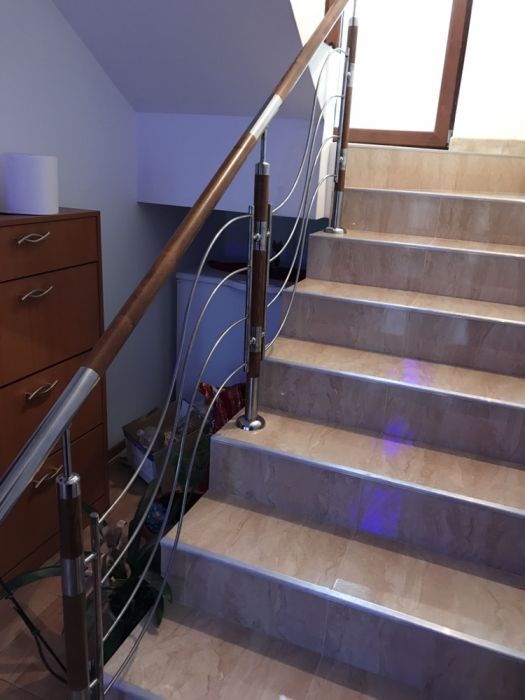 Balustrade Lemn si Inox