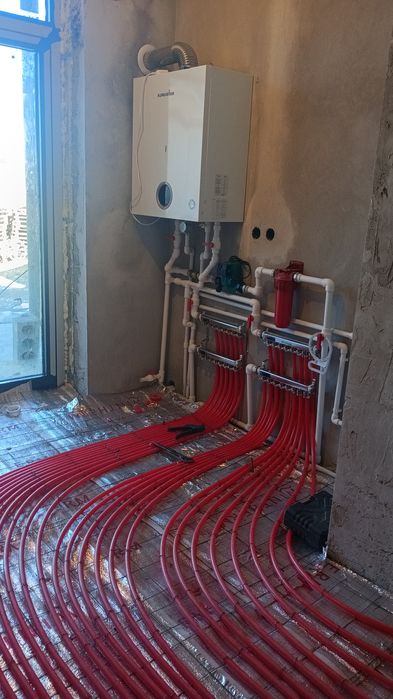 Установка котёл газовый и отопление Сантехника IIIIIIIII IIIIIIIII III