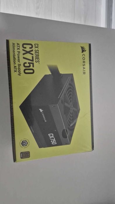 Sursa Corsair CX750, 750W, 80 PLUS Bronze, NOUA Garantie EMAG 2030